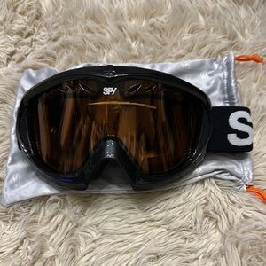 Y2K SPY Black and White Goggles great condition with Bag